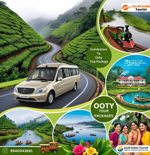 Coimbatore to Ooty Trip Packages with South Indian Tourist